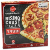Western Family - Wf Rising Crust Pepperoni Pizza, 665 Gram