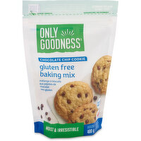 Only Goodness - Chocolate Chip Cookie Baking Mix, Gluten Free, 400 Gram