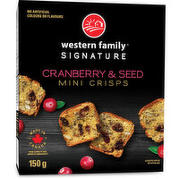 Western Family - Signature Mini Crisps, Cranberry & Seed