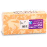 Value Priced - Marble Cheddar Cheese Block, 820 Gram