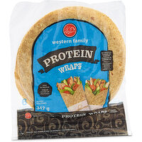Western Family - Protein Tortillas Wraps, 6 Pack, 342 Gram