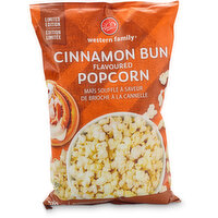Western Family - Cinnamon Bun Flavoured Popcorn - Limited Edition, 350 Gram