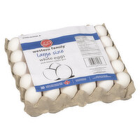 Western Family - Large White Eggs, 30 Each