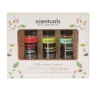 Scentuals - For the Body Roll-On Set, 3 Each