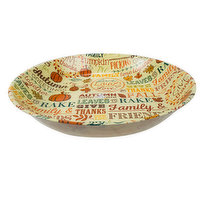 Harvest Pumpkin - Print Bowl - 12.5in, 1 Each