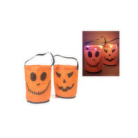 Candy Bag - LED Light Up Pumpkin, 1 Each