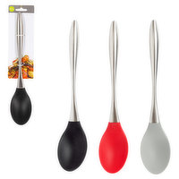 L Gourmet - SS Silicone Spoon, 1 Each