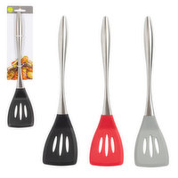 L Gourmet - Silicone Slotted Turner, 1 Each