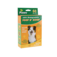 Paws - XI Enviro Dog Poop Bag CS, 60 Each