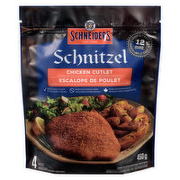 Schneiders - Schnitzel Chicken Cutlet, 4 Each