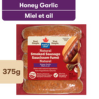 Maple Leaf Prime - Natural Smoked Sausage Honey Garlic, 375 Gram