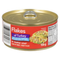 Maple Leaf - Flakes of Turkey Less Salt, 156 Gram