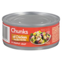 Maple Leaf - Chunks of Chicken, 1% Meat Protein, 142 Gram