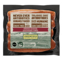 Greenfield Natural - Smoked Sausage, 300 Gram