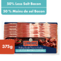 Schneiders - Hickory Smoked 50% Less Salt Bacon, 375 Gram