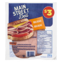 Main Street Deli - Bologna Slices, 250 Gram