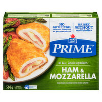 Maple Leaf - Prime Chicken Stuffed with Ham & Mozzarella, Raised Without Antibiotics, 568 Gram