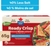 Maple Leaf - Cooked 40% Less Salt, 65 Gram