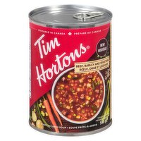 Tim Hortons - Beef, Barley and Vegetable Soup.