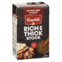 Campbell's - Savoury Beef & Onion Rich & Thick Stock, 500 Millilitre