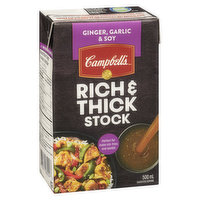 Campbell's - Ginger, Garlic & Soy Rich & Thick Stock, 500 Millilitre