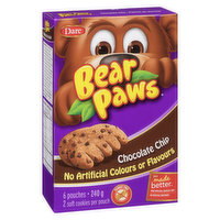 Dare - Bear Paws,  Chocolate Chip Soft Cookies