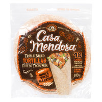 Casa Mendosa - Triple Baked Tortillas Whole Wheat Large, 10 Each