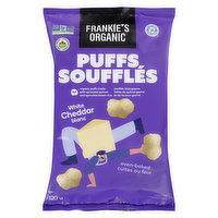 Frankie's - Cloud Puffs White Cheddar Organic, 120 Gram