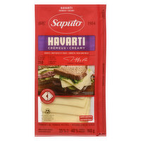 Saputo - Cheese - Havarti Slices, 160 Gram
