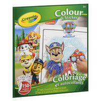 Crayola - Colour & Sticker Paw Patrol, 1 Each