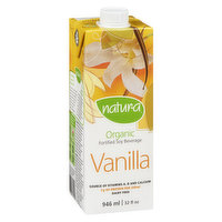 Natura - Fortified Soy Beverage Vanilla Organic, 946 Millilitre