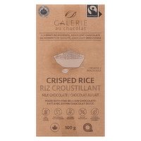 Galarie Au Chocolat - Milk Chocolate Crisped Rice, 100 Gram