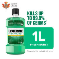 Listerine - Fresh Burst Mouthwash, 1 Litre