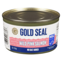 Gold seal - Wild Pink Salmon, No Salt Added, 213 Gram