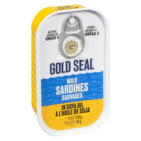 Gold seal - Sardines in Soya Oil, 125 Gram