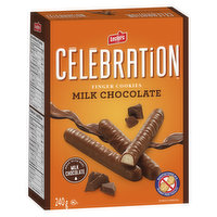 Leclerc - Celebration Finger Cookies, Milk Chocolate, 240 Gram