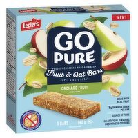 GO PURE - Fruit & Oat Bars, Orchard Fruit, 140 Gram