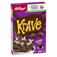 Kellogg's - Krave Brownie Chocolate Cereal, 298 Gram