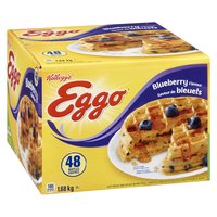 Kellogg's - Eggo Waffles Blueberry, 48 Each