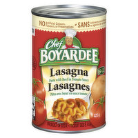 Chef Boyardee - Lasagne Pasta with Beef in Tomato Sauce