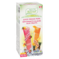 Mrs Js - Organic Freeze Pop Strawberry, 636 Millilitre