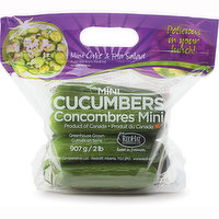 Cucumbers Cucumbers - Mini Fresh, 2lb, 907 Gram