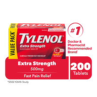 Tylenol - Extra Strength eZ Tablets 500mg, 200 Each