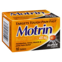 Motrin - Pain Relief Super Strength Tablets, 16 Each