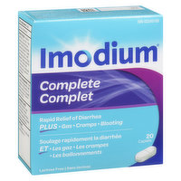 Imodium - Complete Caplets, 20 Each