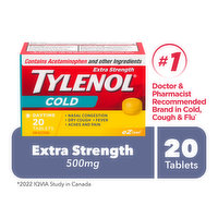 Tylenol Tylenol - Cold Extra Strength Daytime Cool Burst, 20 Each