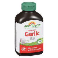 Jamieson - Odorless Garlic 500mg, 300 Each