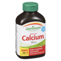 Jamieson - Mega Calcium 650 mg, 120 Each