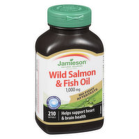 Jamieson Jamieson - Wild Salmon & Fish Oil 1,000mg, 220 Each