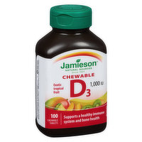 Jamieson - Vitamin D3 Chewable -  Exotic Tropical Fruit